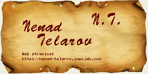 Nenad Telarov vizit kartica